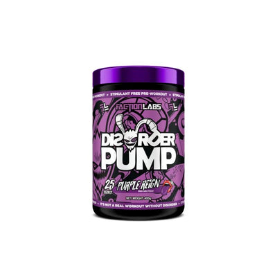 Faction Labs Disorder Pump Non‑Stim Pre‑Workout 400g