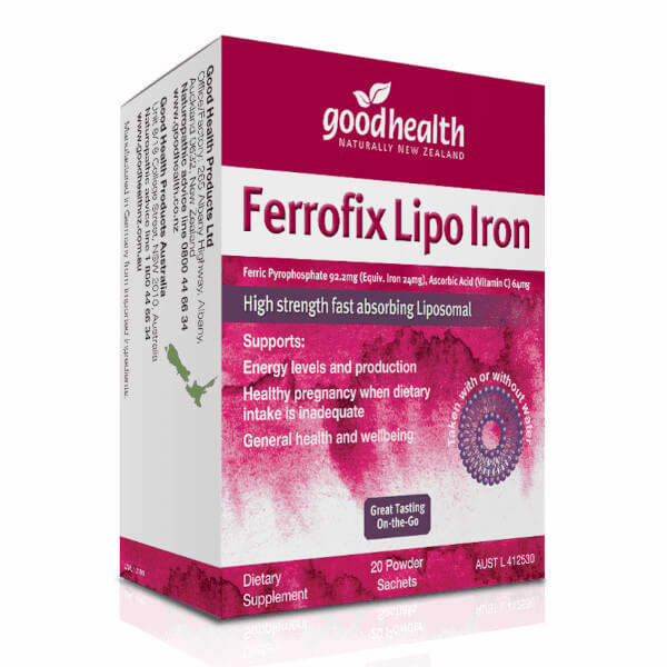 Good Health Ferrofix Lipo Iron x20 Sachets