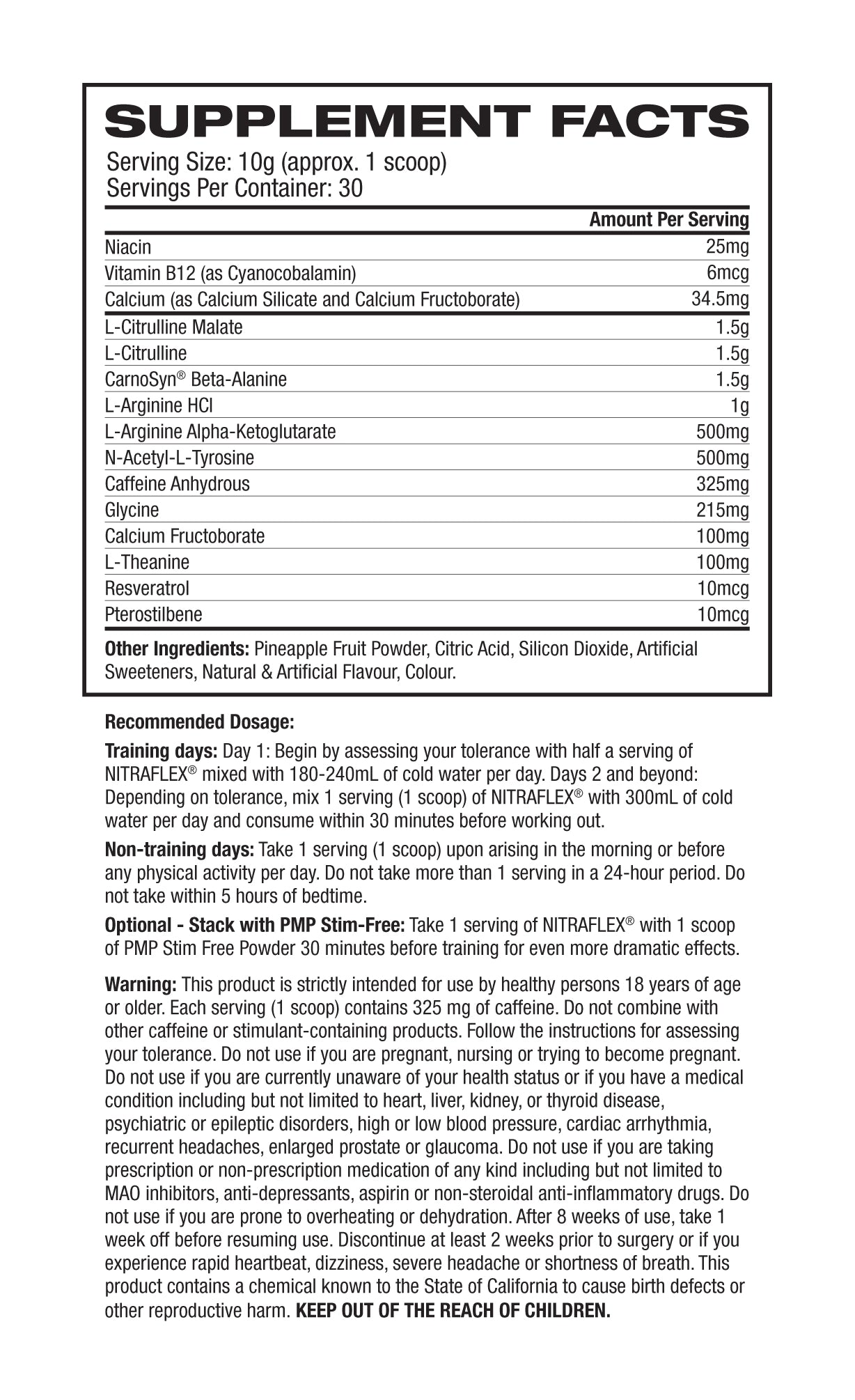 GAT Nitraflex 30 Servings