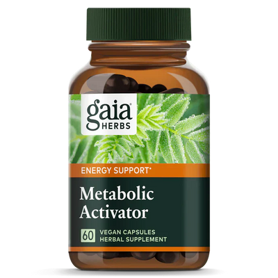 Gaia Herbs Metabolic Activator 60 Capsules Caffeine Free Energy Support
