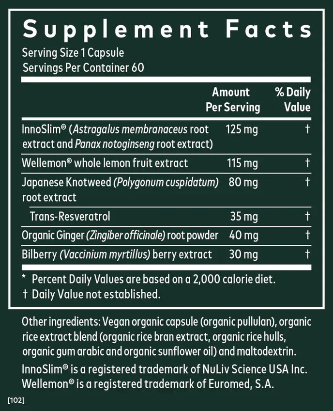 Gaia Herbs Metabolic Activator 60 Capsules Caffeine Free Energy Support