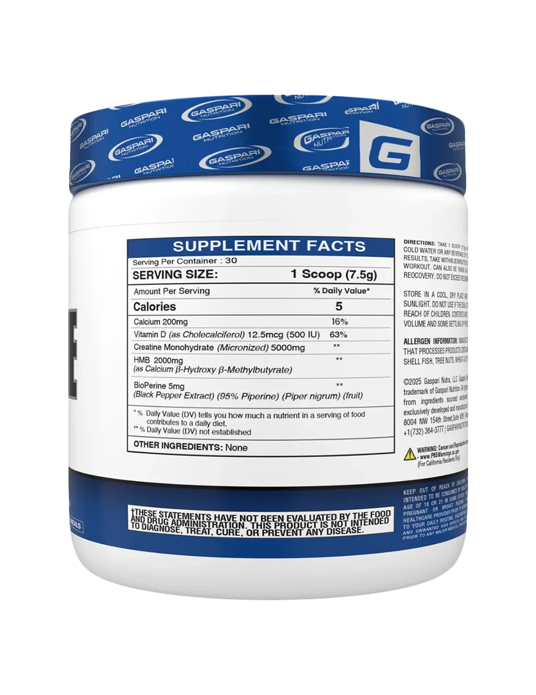 Gaspari Nutrition Creatine HMB