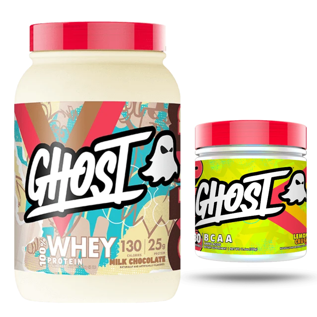 Ghost Whey 2lb with Free Ghost BCAA ( Flavour Random )