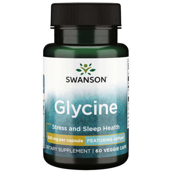 Swanson Glycine AjiPure 500mg 60 Caps