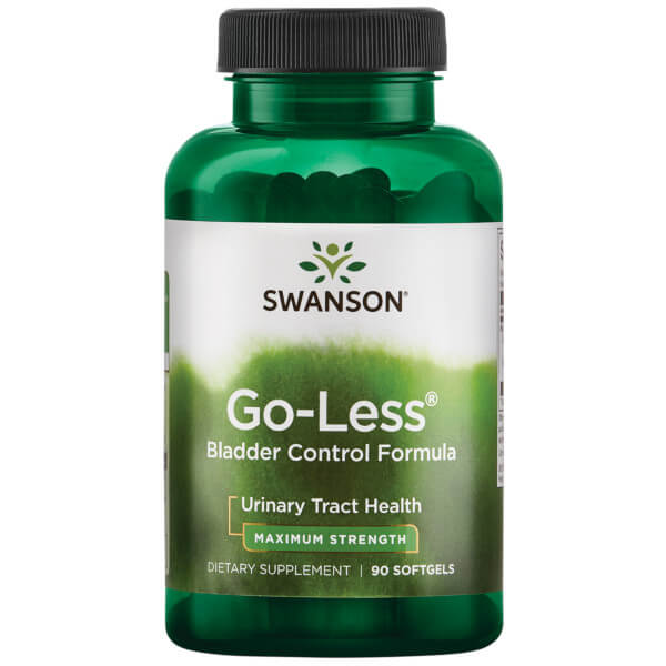 Swanson Go-Less Bladder Control Formula Maximum Strength 90 Softgels