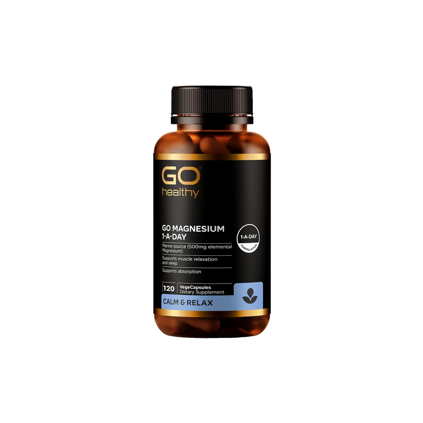 Go Healthy Go Magnesium 1-A-Day 500mg 120 Caps