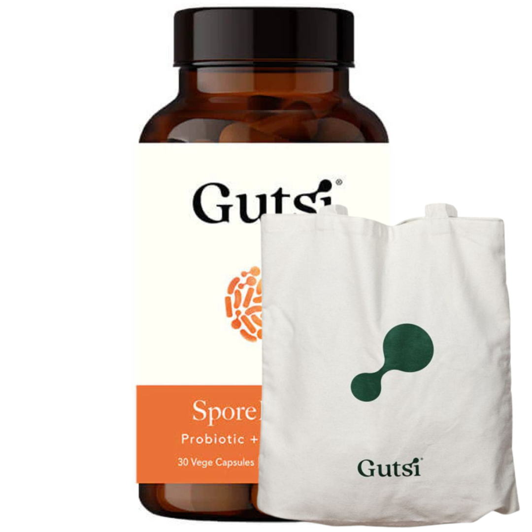 Gutsi SporeBiotic 30 Caps + FREE TOTE BAG