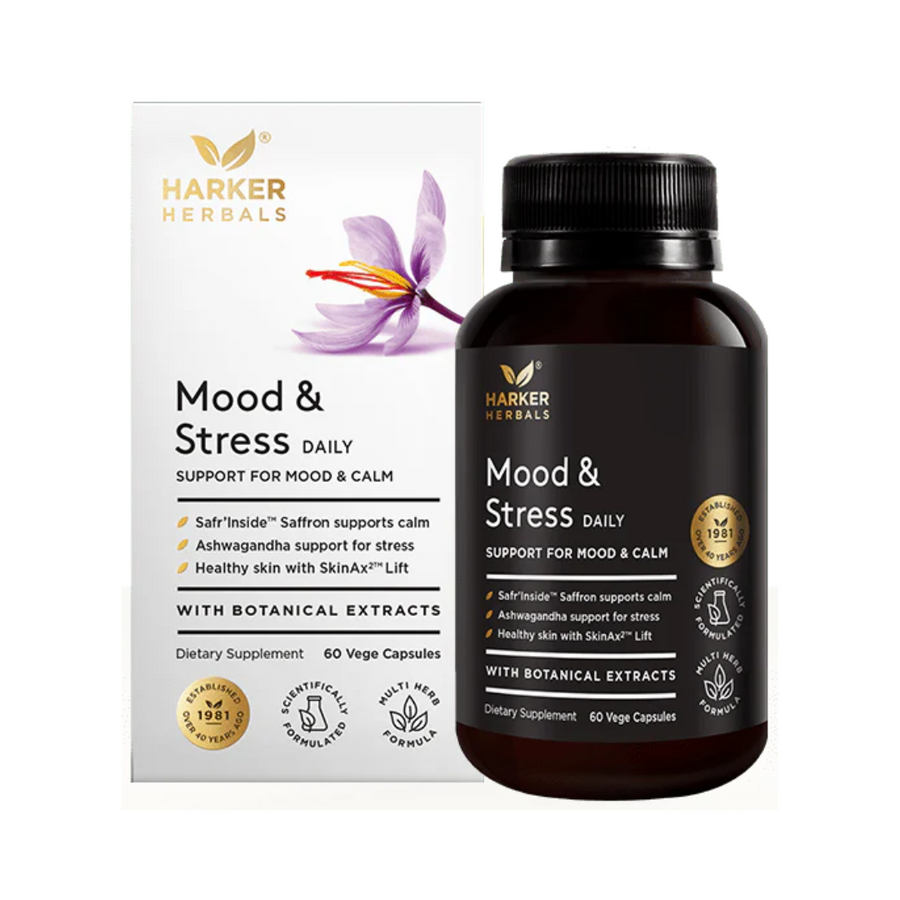 Harker Herbals Mood & Stress Daily Capsules 60
