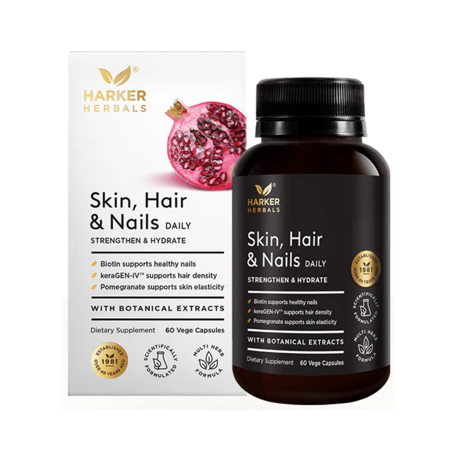 Harker Herbals Skin, Hair & Nails Daily Capsules 60