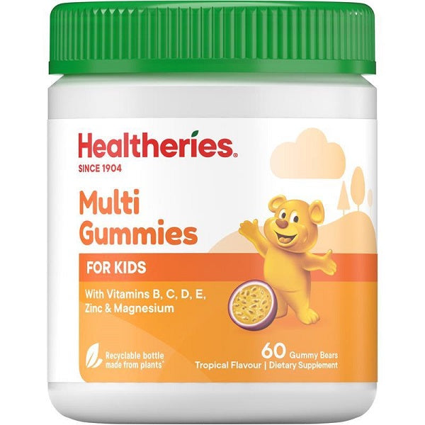 Healtheries Multi Gummy Bears for Kids 60 Gummies