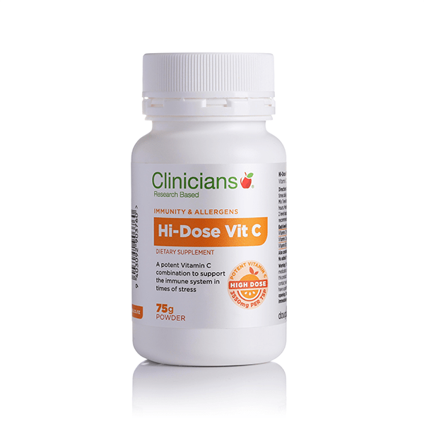 Clinicians Hi-Dose Vit C 75g CLEARANCE Short Dated end of 08/2026