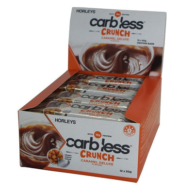Horleys Carb Less Crunch Bar Box of 12 CLEARANCE Short Dated end of 08/2026