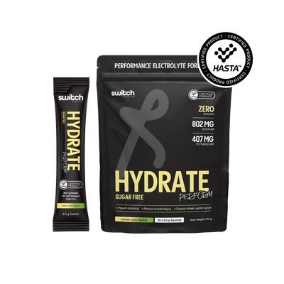 SWITCH Hydrate Perform Sugar Free Pouch [20 Serves]