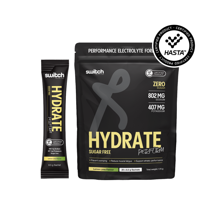SWITCH Hydrate Perform Sugar Free Pouch [20 Serves]