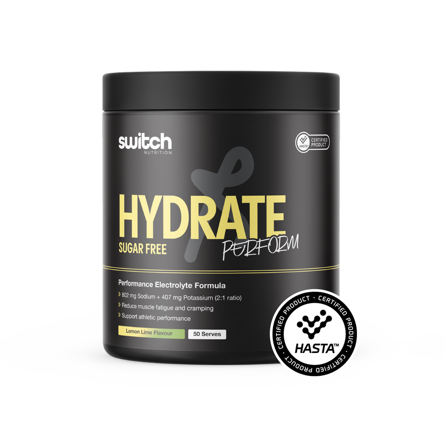 SWITCH Hydrate Perform Sugar Free [50 Serves] HASTA Certified
