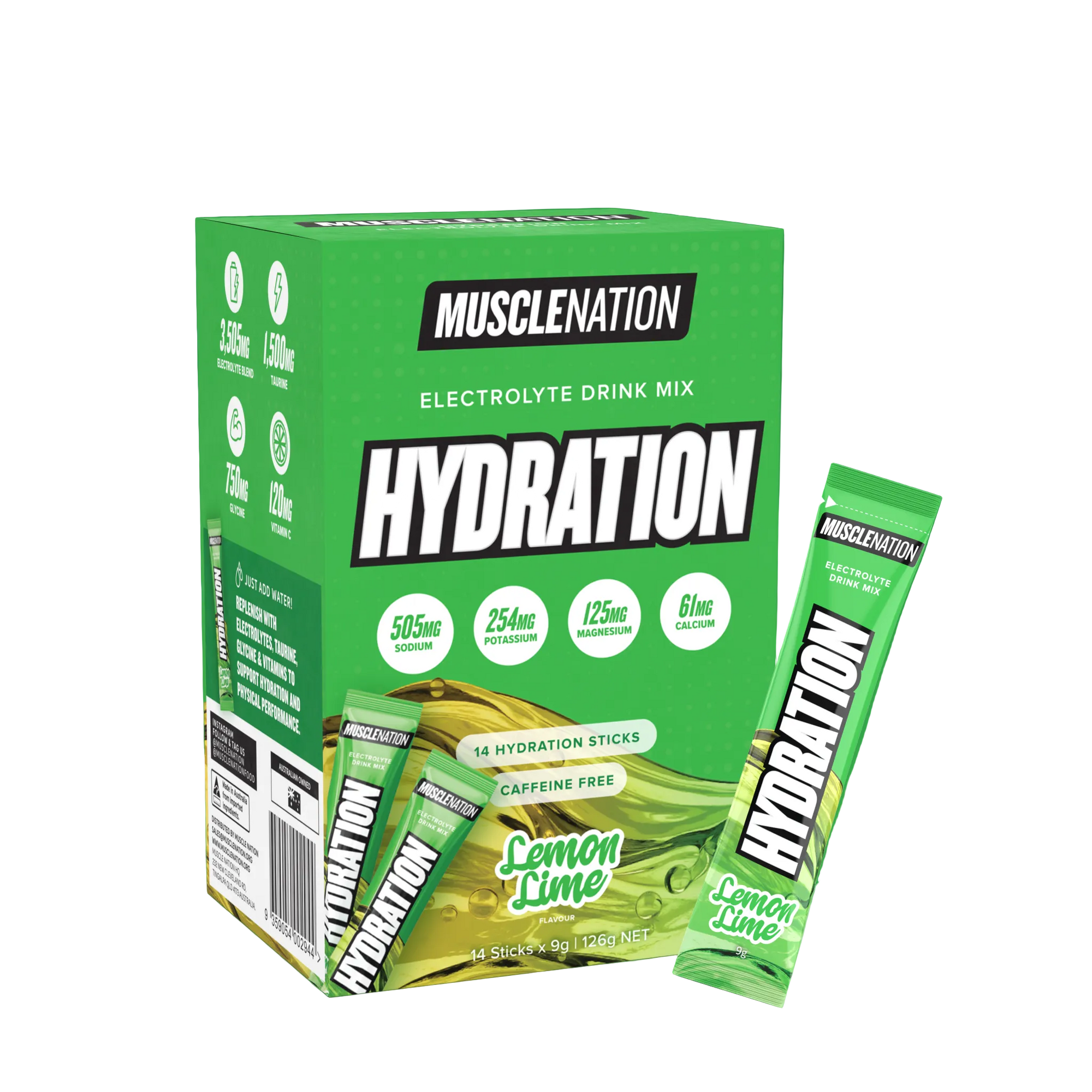 MUSCLE NATION HYDRATION STICKS