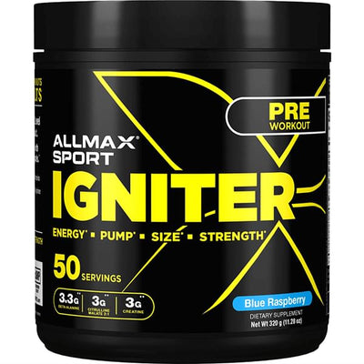 Allmax Nutrition Igniter Sport 320g CLEARANCE Short Dated end of 10/2024