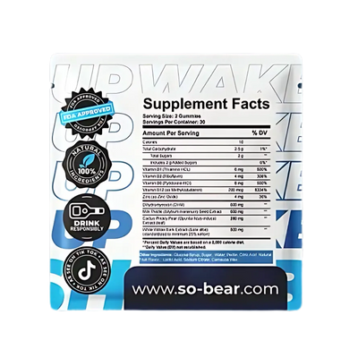 SOBEAR Hangover Gummies - Box of 50 Single Serves