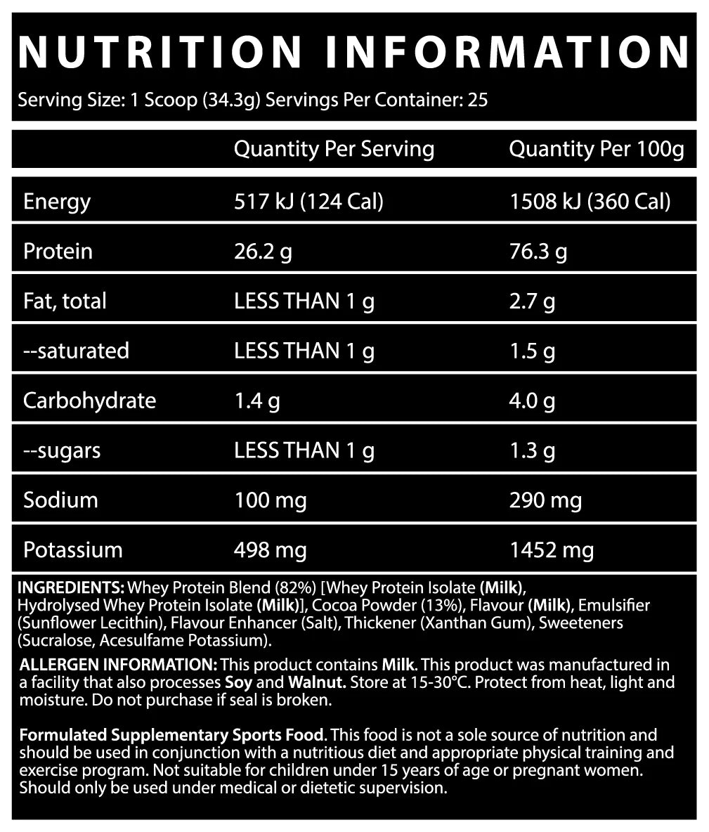 Whey Protein Isolate Supplement