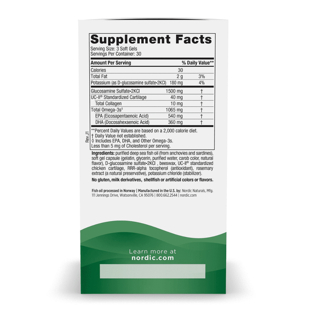 Nordic Naturals Joint Support Omega Blend 90 Softgels