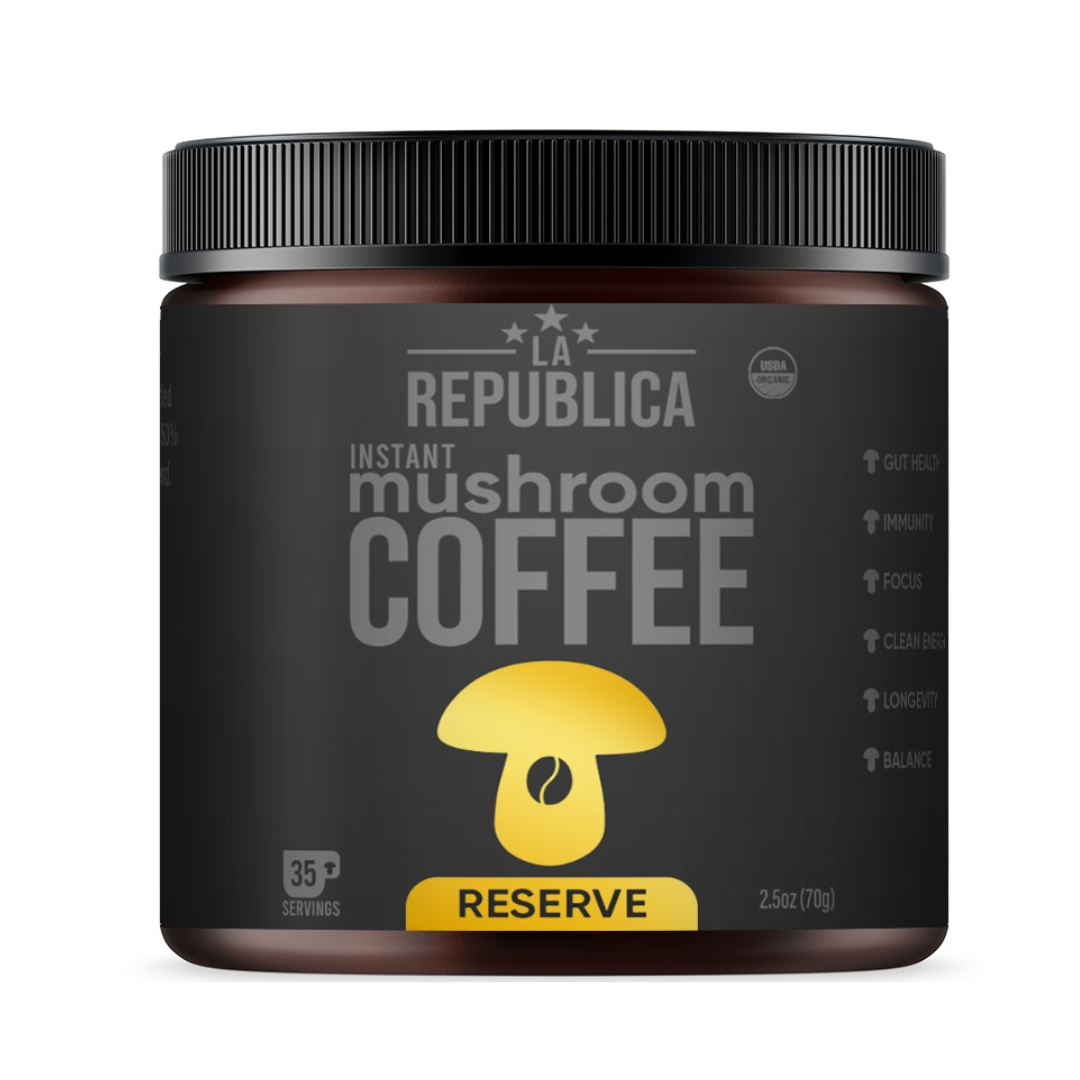 LA Republica Instant Mushroom Coffee Reserve 70g