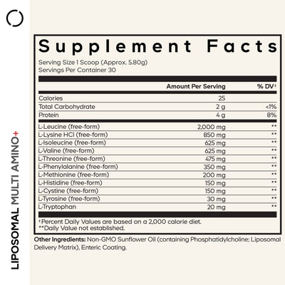 Liposomal Multi Amino+ Powder