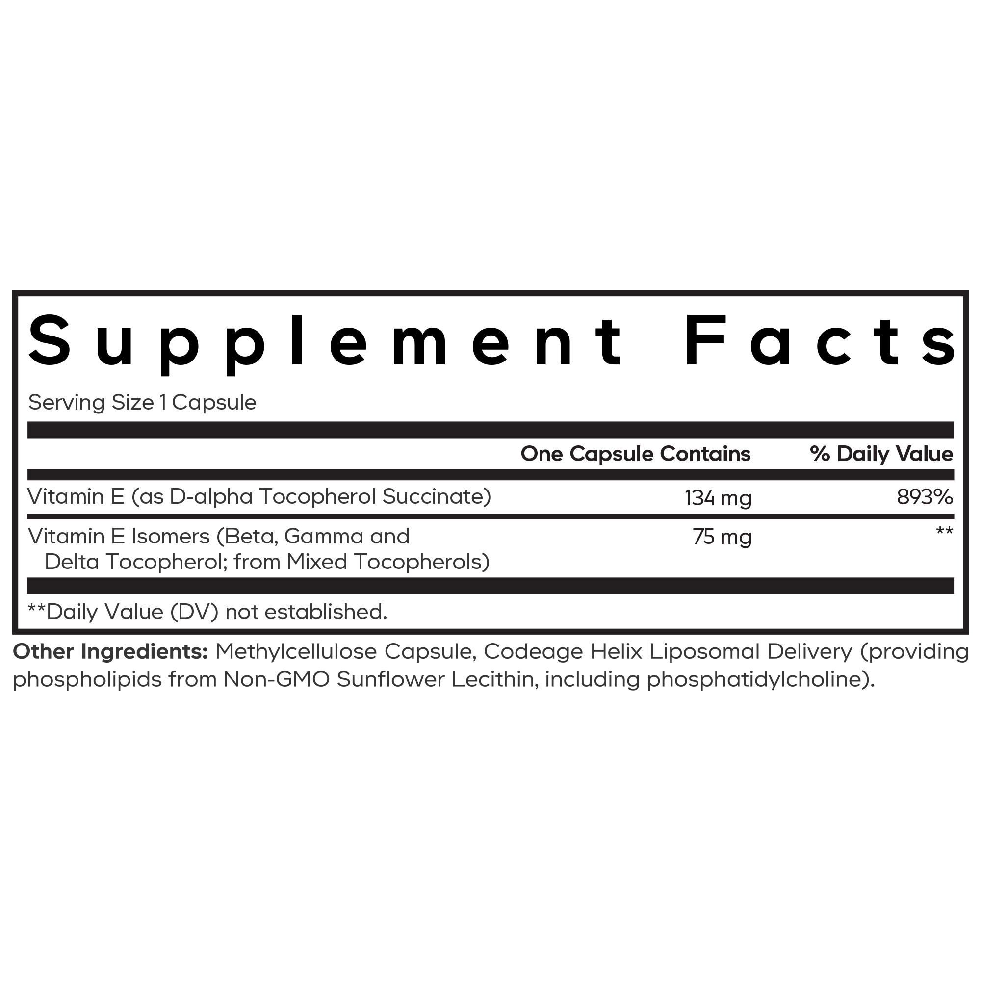 Liposomal Vitamin E+