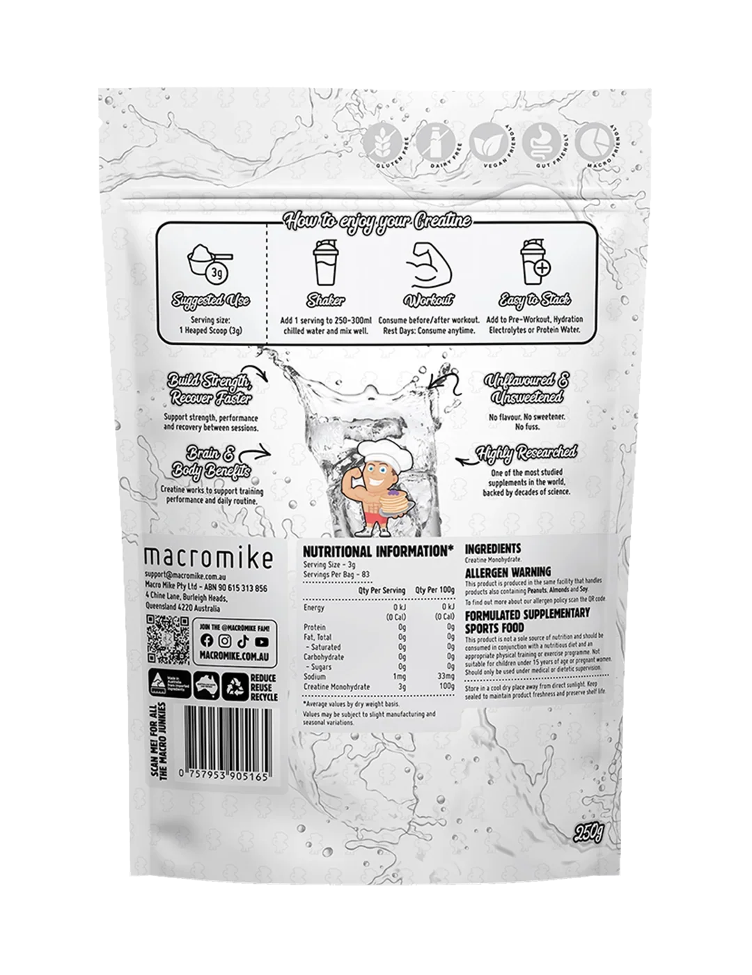 Macro Mike Creatine Monohydrate