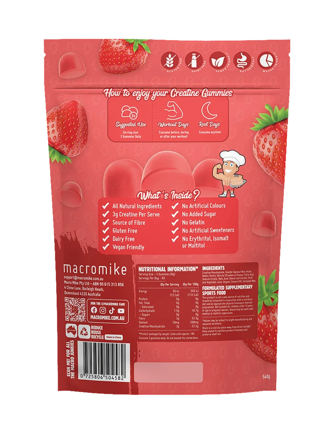 Macro Mike Creatine Gummies