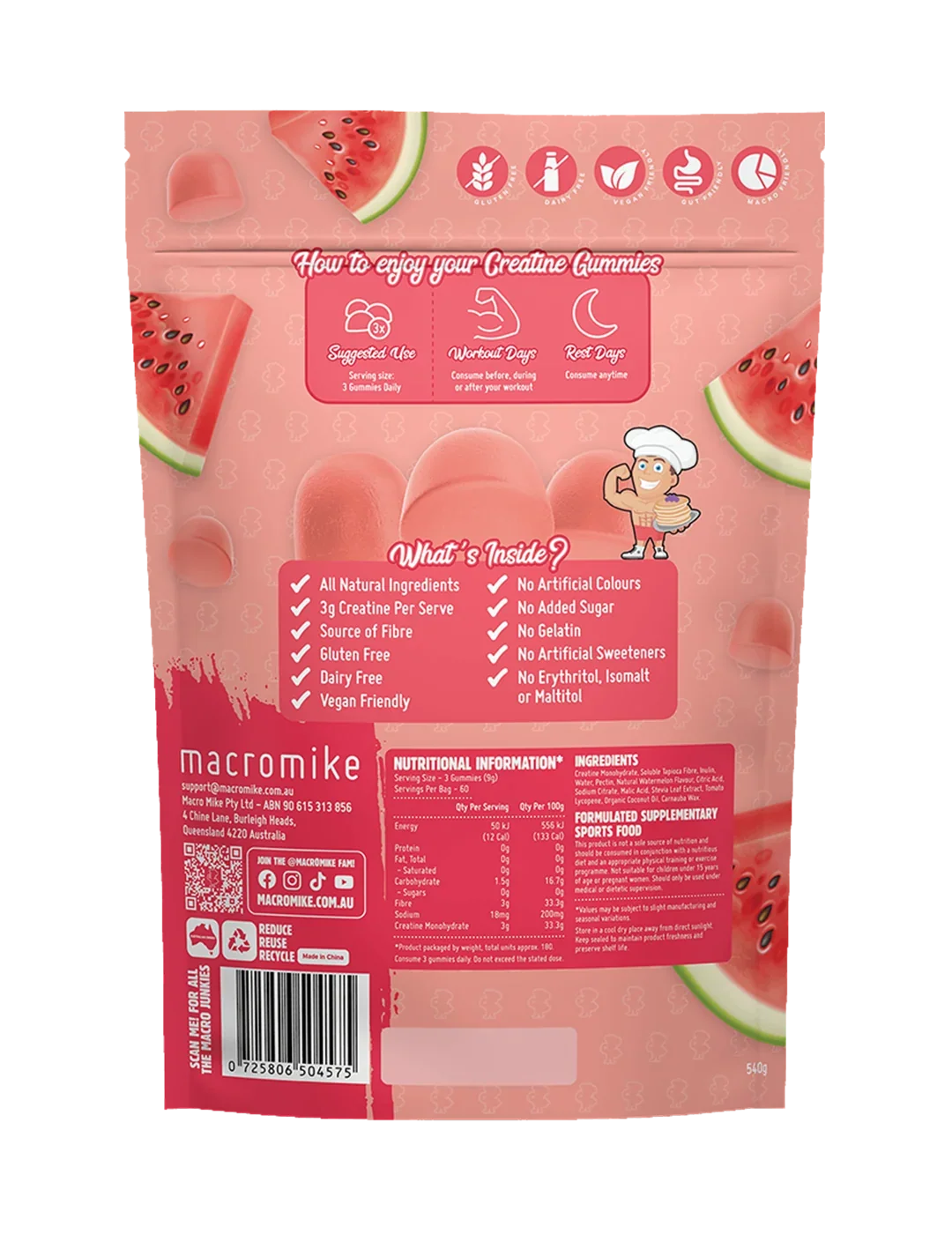 Macro Mike Creatine Gummies