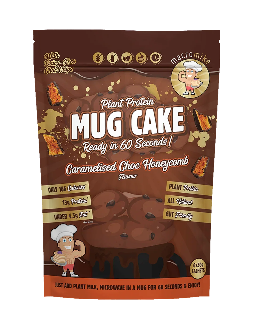 Macro Mike Plant Protein Mug Cake
