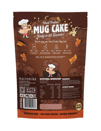 Macro Mike Plant Protein Mug Cake