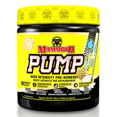 Mammoth Pump 30 Serves CLEARANCE Short Dated end of 07/2025