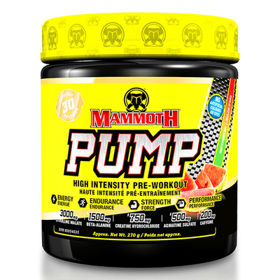 Mammoth Pump 30 Serves CLEARANCE Short Dated end of 07/2025