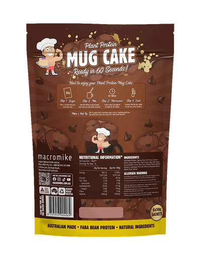 Macro Mike Plant Protein Mug Cake