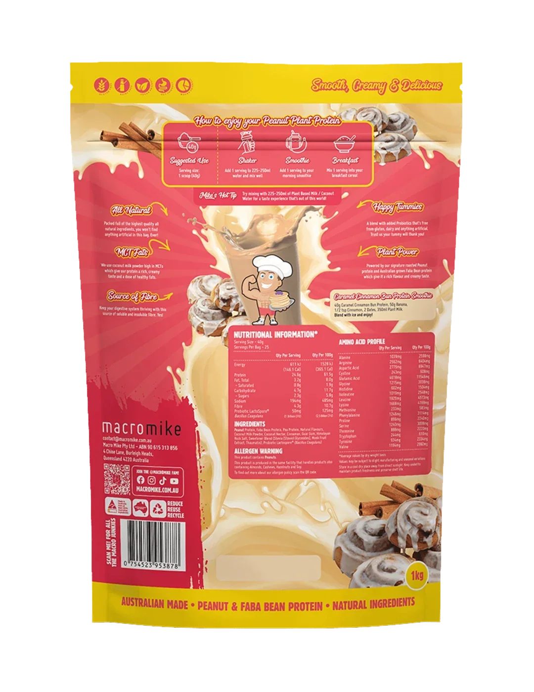 Macro Mike Peanut Plant Protein