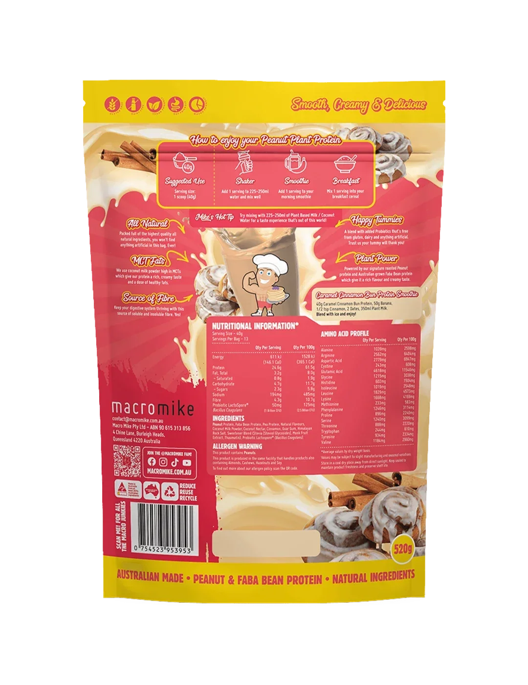 Macro Mike Peanut Plant Protein
