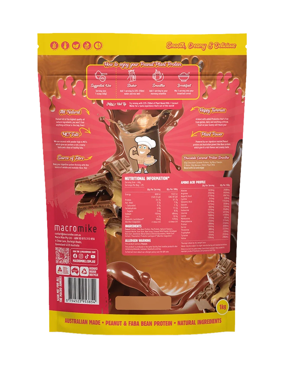 Macro Mike Peanut Plant Protein