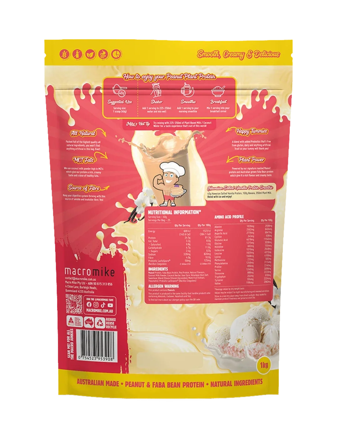 Macro Mike Peanut Plant Protein