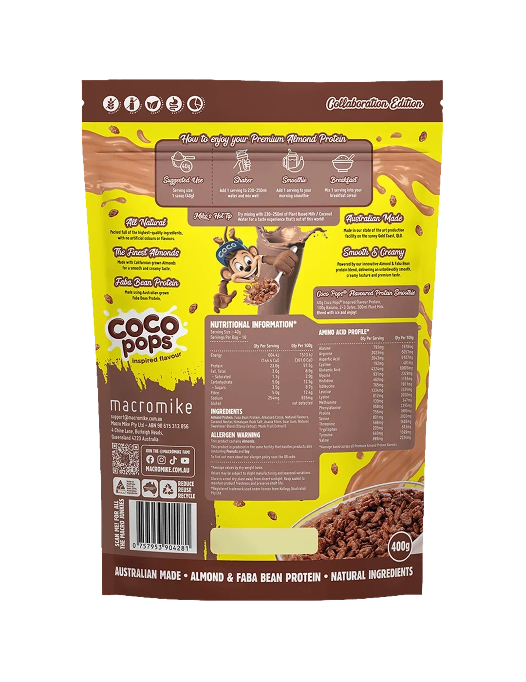 Macro Mike x Kellogg's Almond Protein
