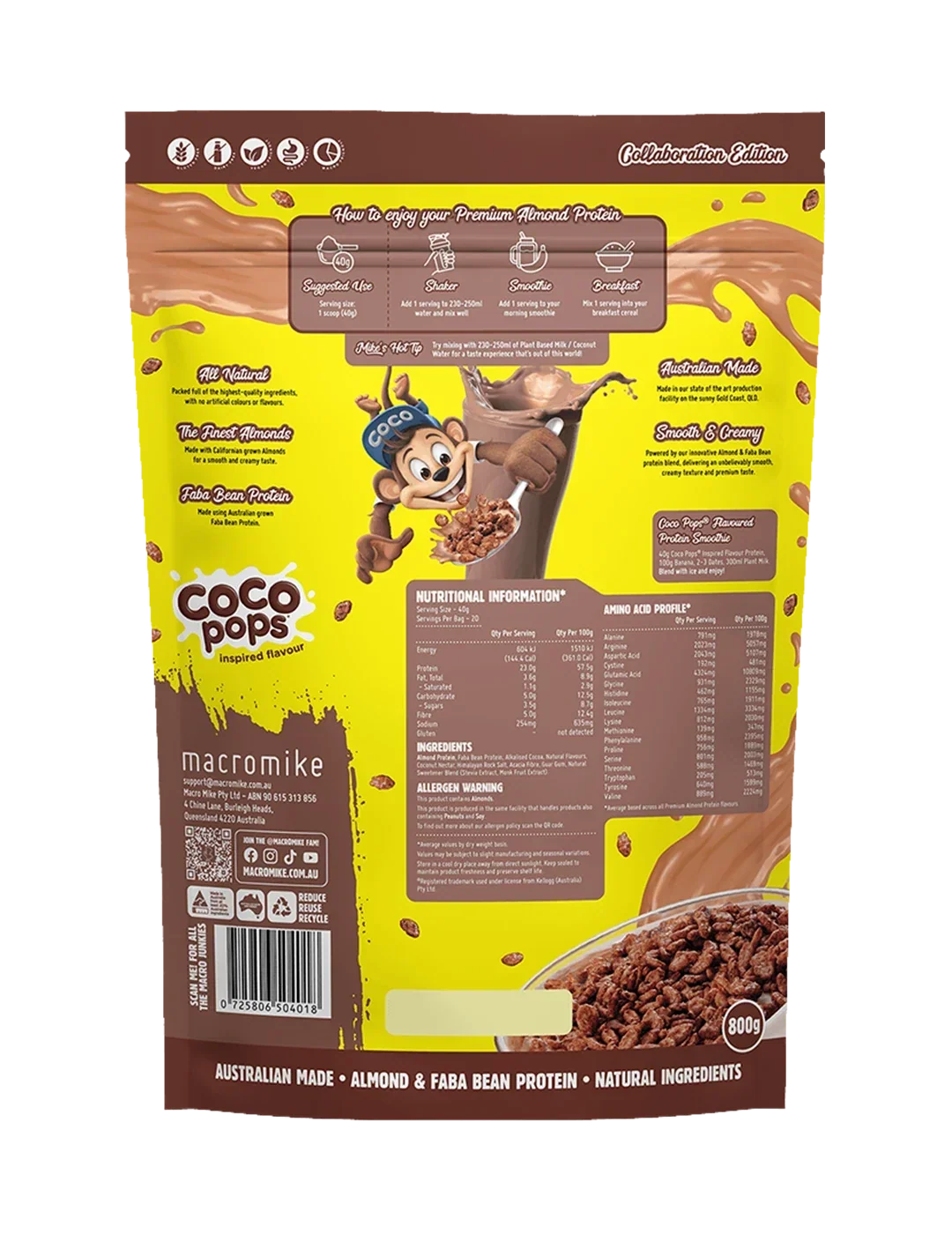Macro Mike x Kellogg's Almond Protein