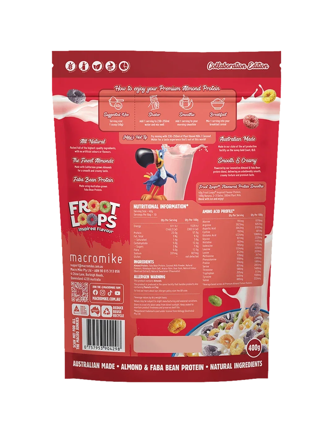 Macro Mike x Kellogg's Almond Protein