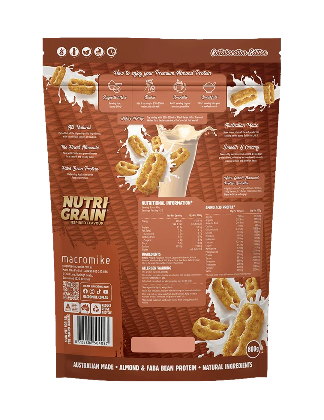 Macro Mike x Kellogg's Almond Protein