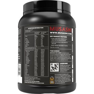 Musashi 100% Whey 900g