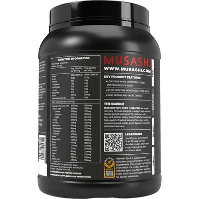 Musashi 100% Whey+ Creatine