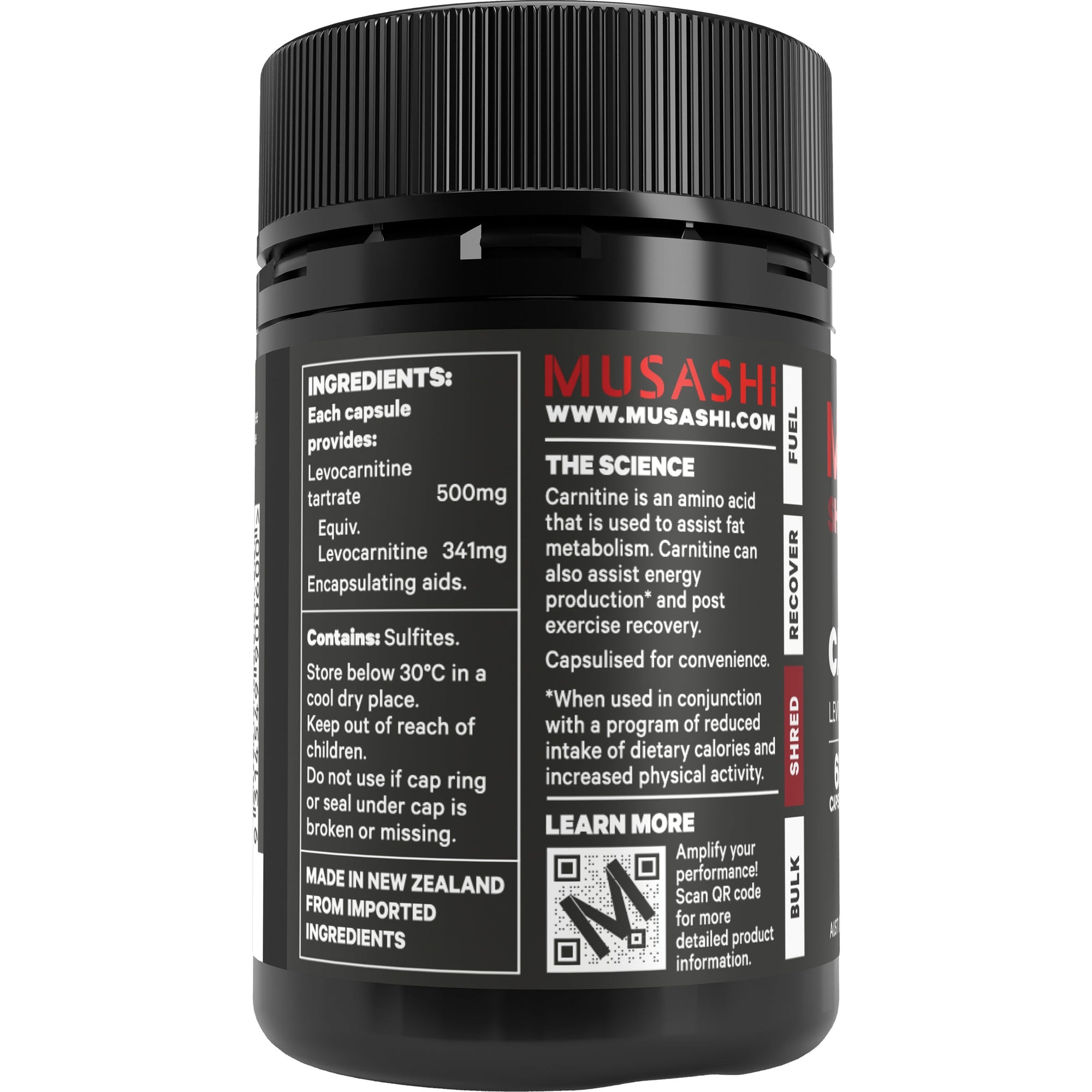 Musashi Carnitine 60 Caps