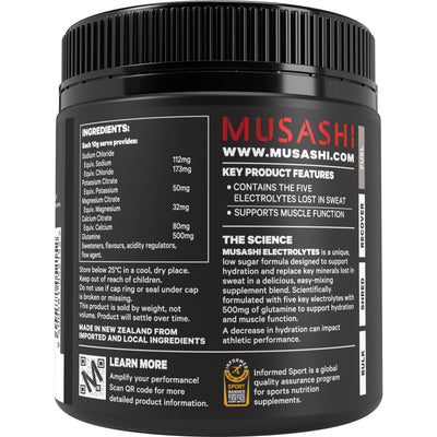 Musashi Electrolytes 300g