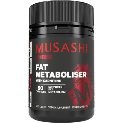Musashi Fat Metaboliser with Carnitine 60 Caps