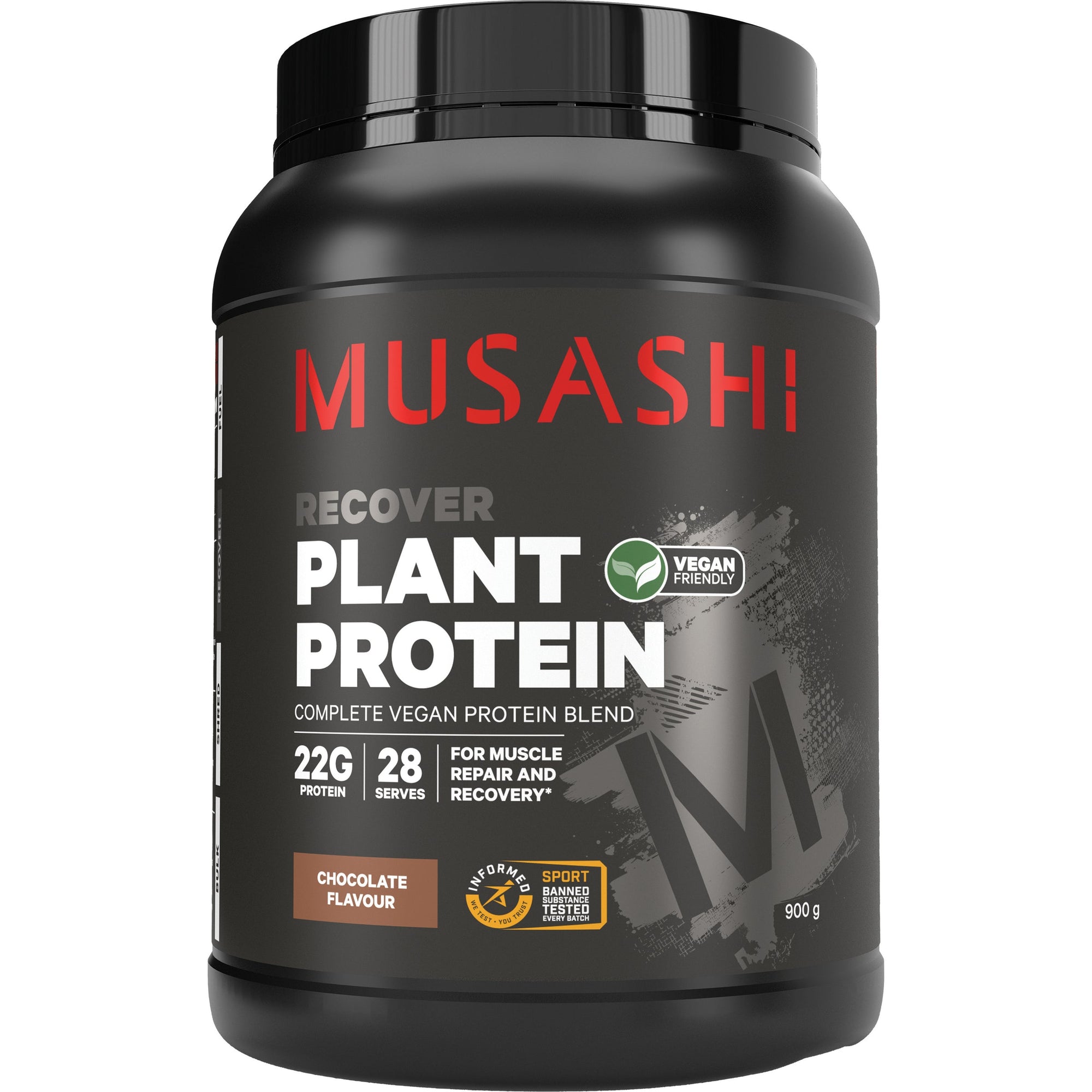 Musashi Plant Protein 900g CLEARANCE Short Dated end of 21/11/2026