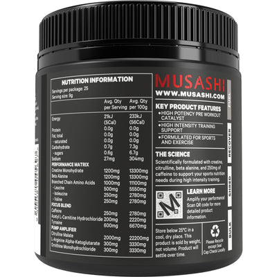 Musashi Pre-Workout 225g